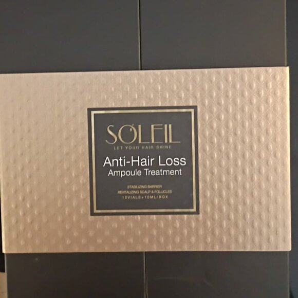SOLEIL ANTI-HAIR LOSS AMPOULE TREATMENT 10 VIALS 0.4oz/10ml-BRAND NEW-SEALED